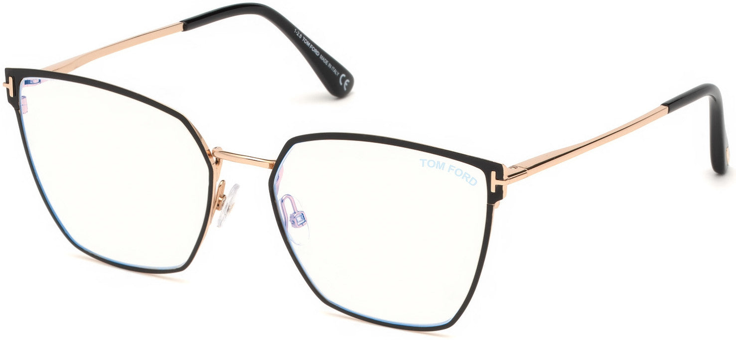NEW FT5674-B 055 TOM FORD TF5674-B 055 WOMEN CAT EYE BEIGE HAVANA EYEGLASSES Amazon.com: Eyeglasses Tom Ford FT 5636 -B 055 Violet & Red  main image 2